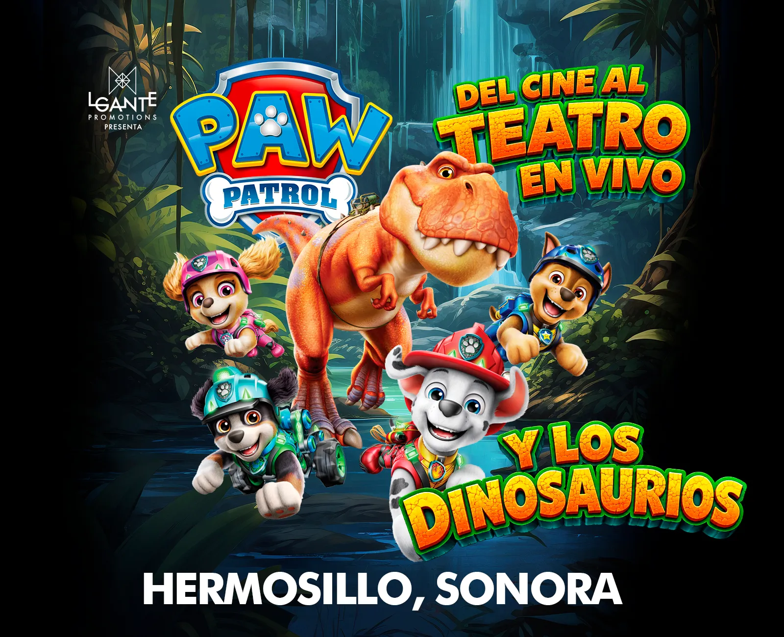 Paw Patrol y los Dinosaurios