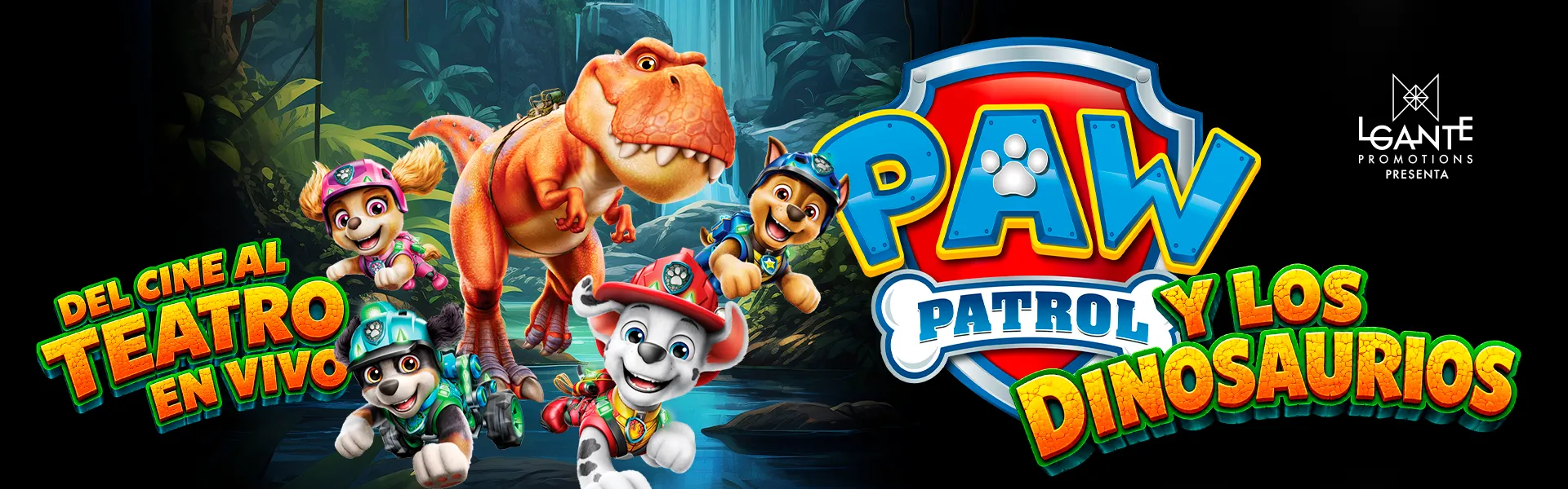 Paw Patrol y los Dinosaurios